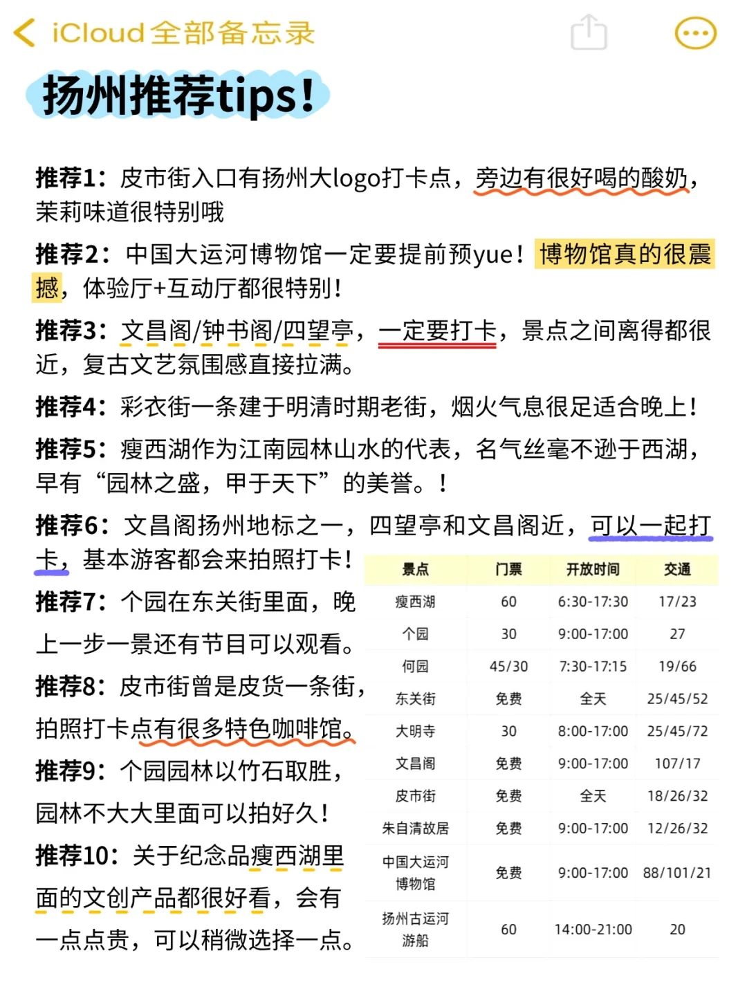 扬州会惩罚每一个不做攻略就来玩的人😭！