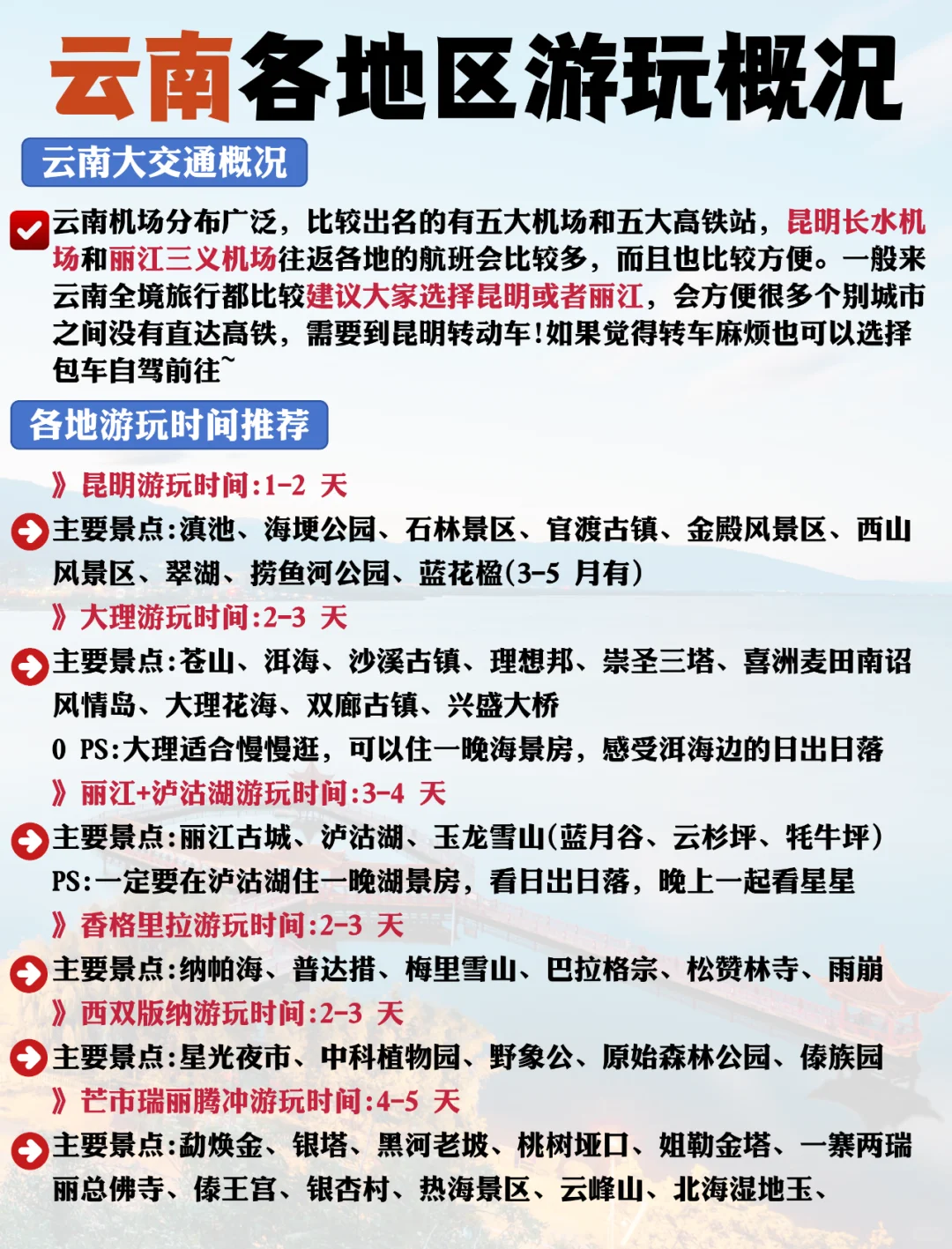 3-5月淡季云南旅游！顺序千万别搞反了🙏