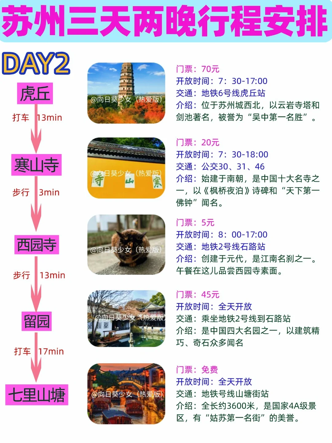 苏州丨太适合穷游了，这些景点几乎免费‼️