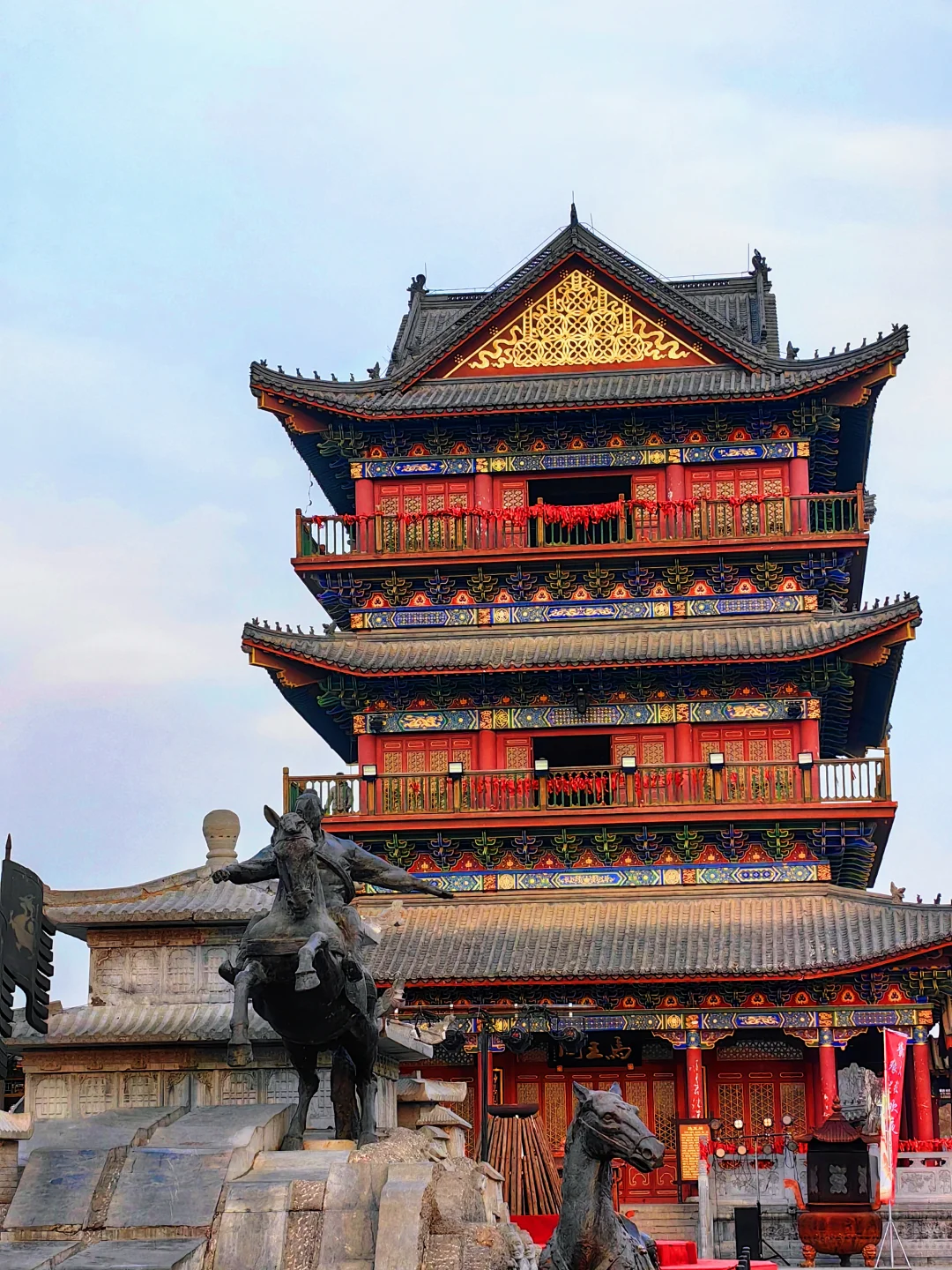 驻马店📍发现一个夜景绝美的古镇‼️