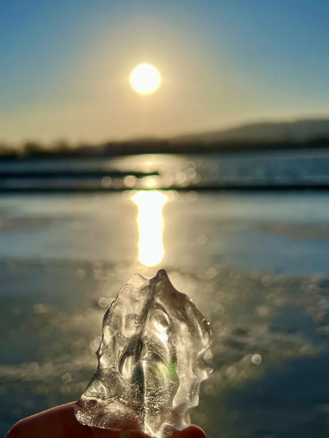 是太原❗️媲美阿那亚的冰河落日🌇新年打卡地