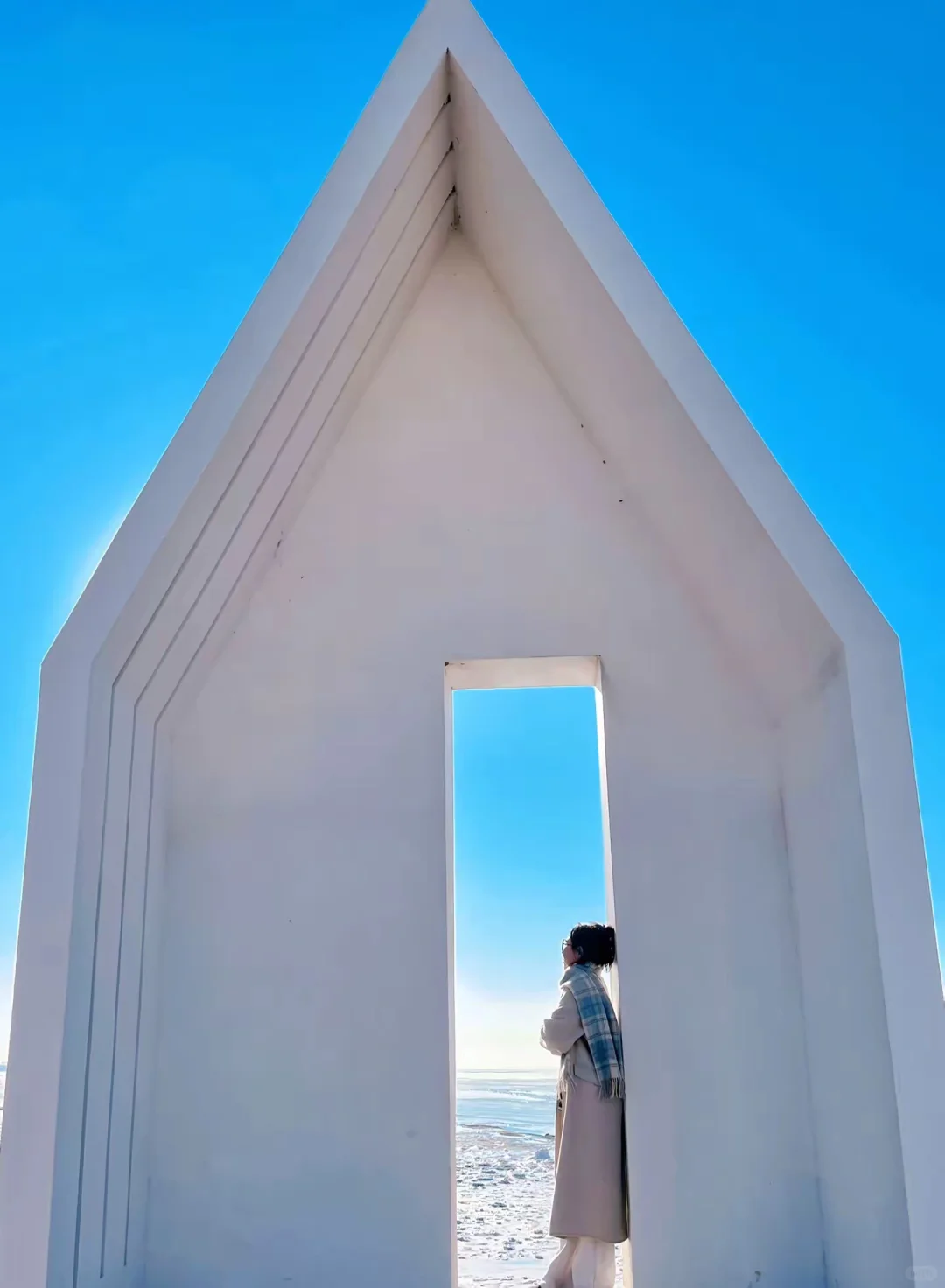 在营口冰岛看冰封橘子海日落 超美