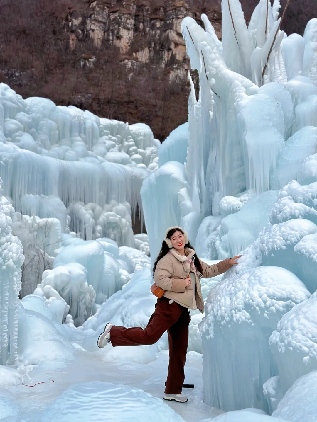 保定周边游｜冰瀑之旅｜满城龙居瀑布｜