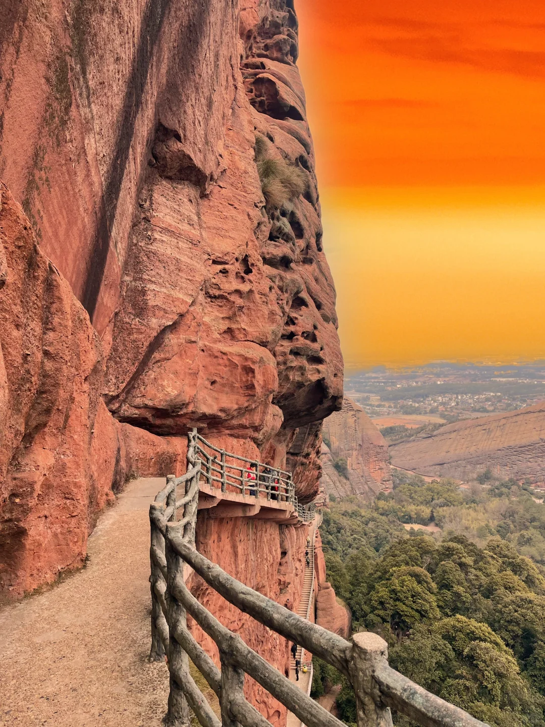 黄山算什么？带狗解锁100元承包整片丹霞！