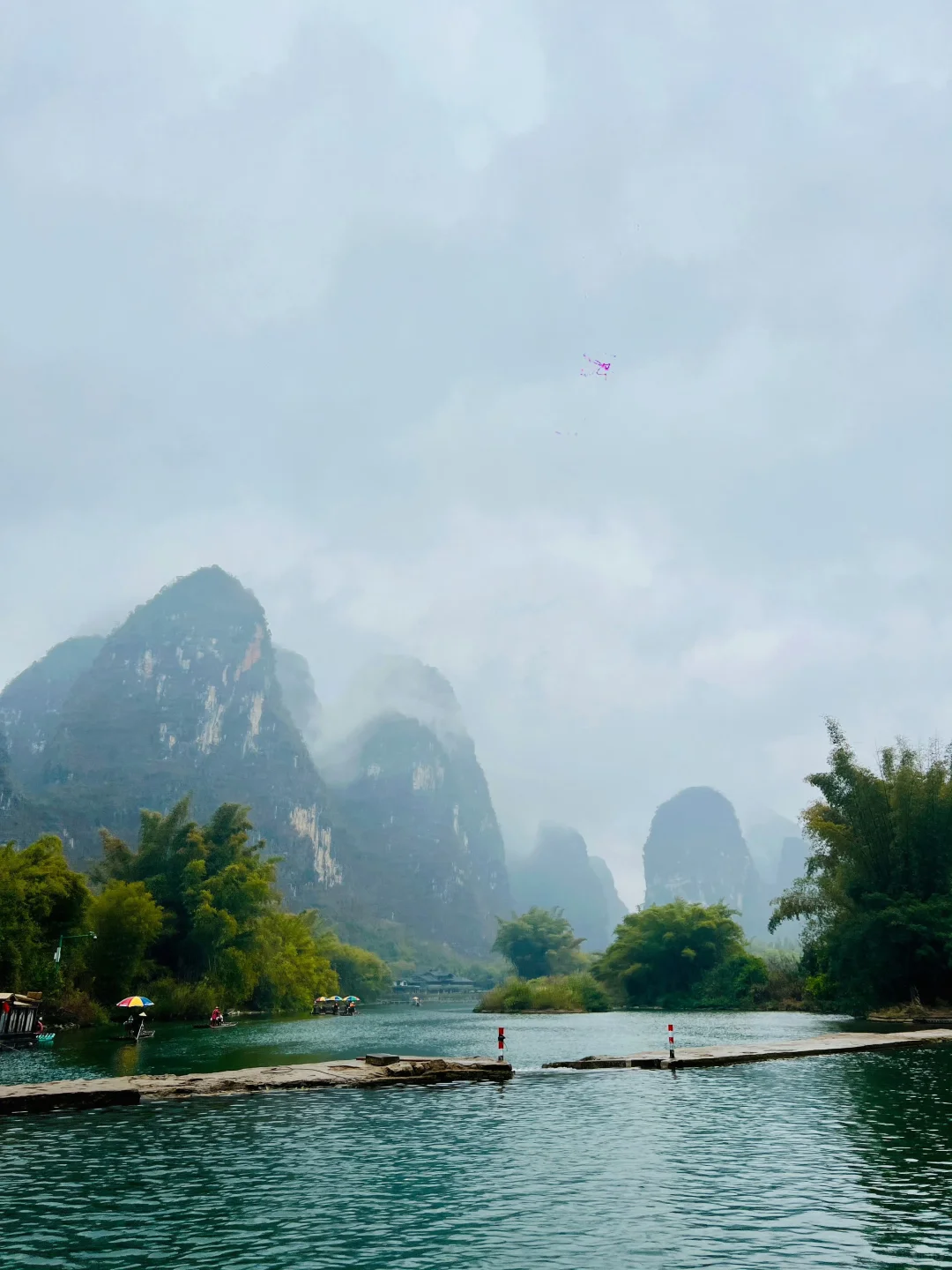 2.17桂林遇龙河真实实况，能劝一个是一个