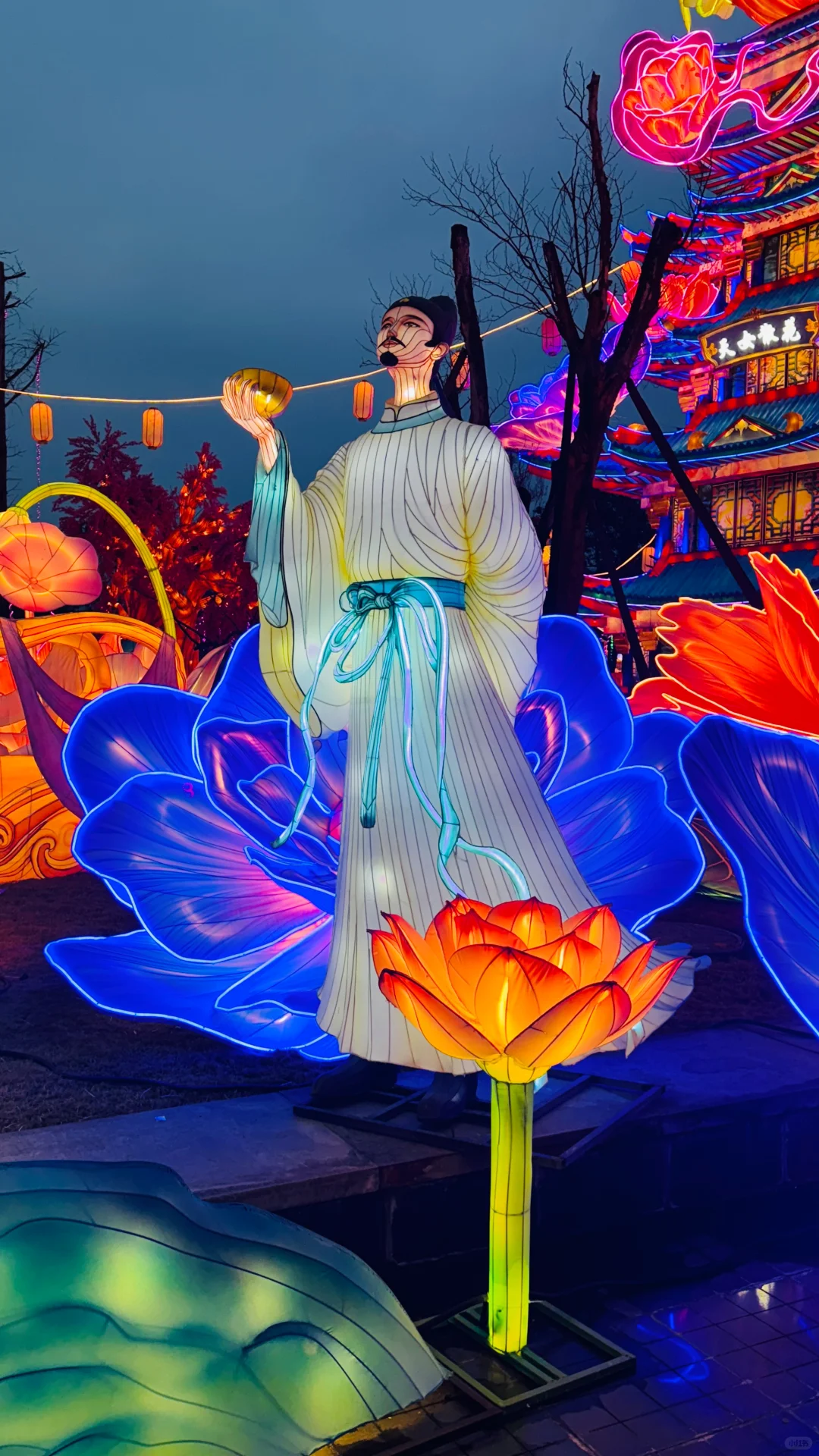 打卡成都熊猫灯会