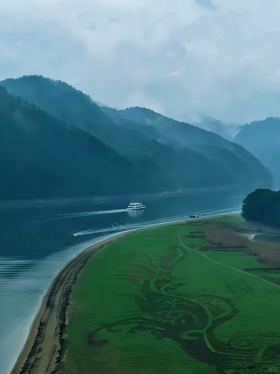 来皖南花的最值的一笔钱❗️11块公交船看江景