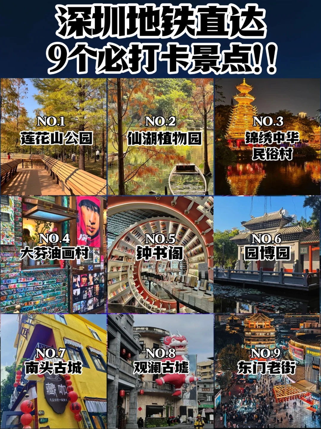 深圳地铁直达的9个免费景点全攻略(2)🔥