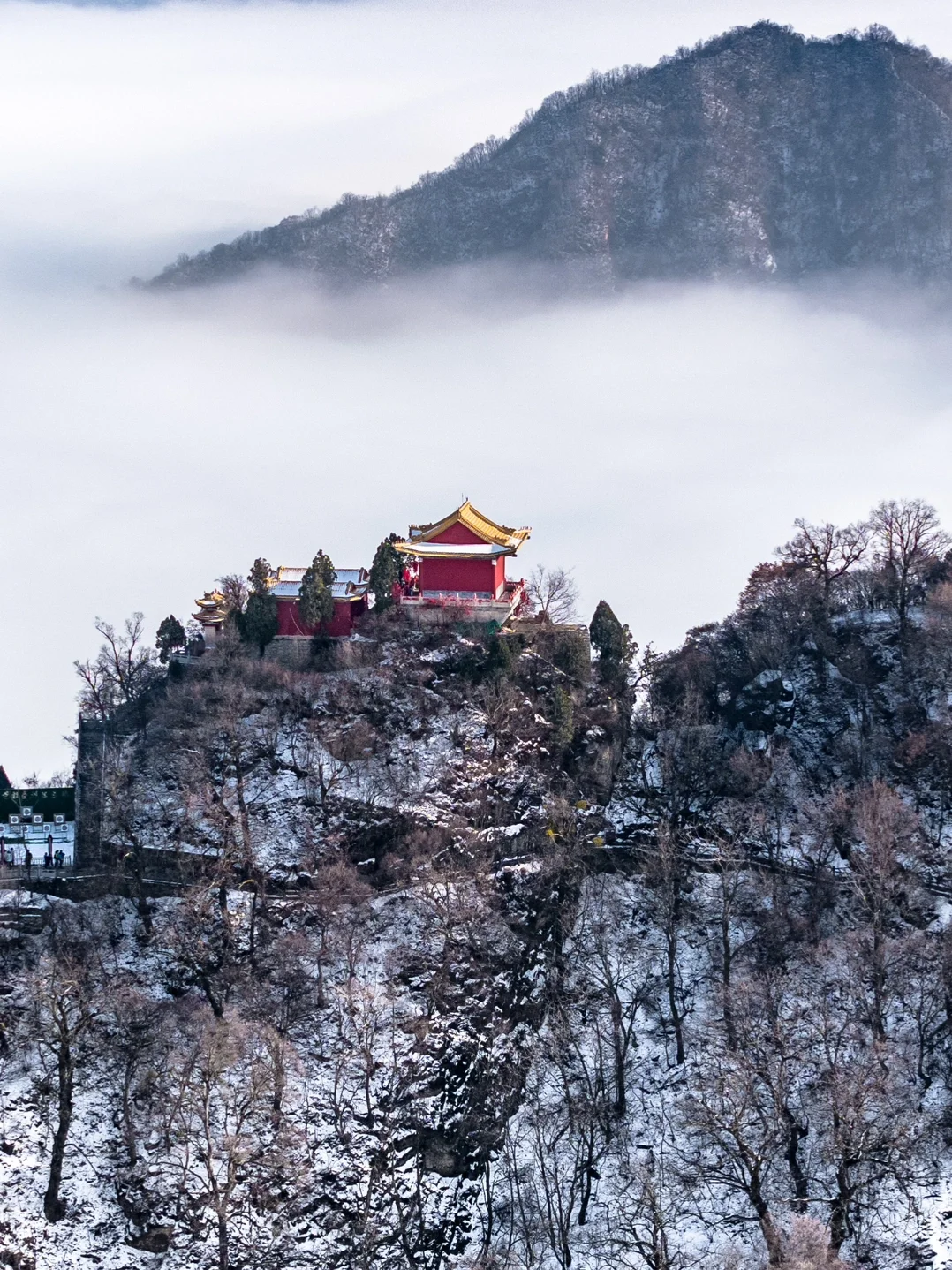 南五台雪景云海杀疯了‼️