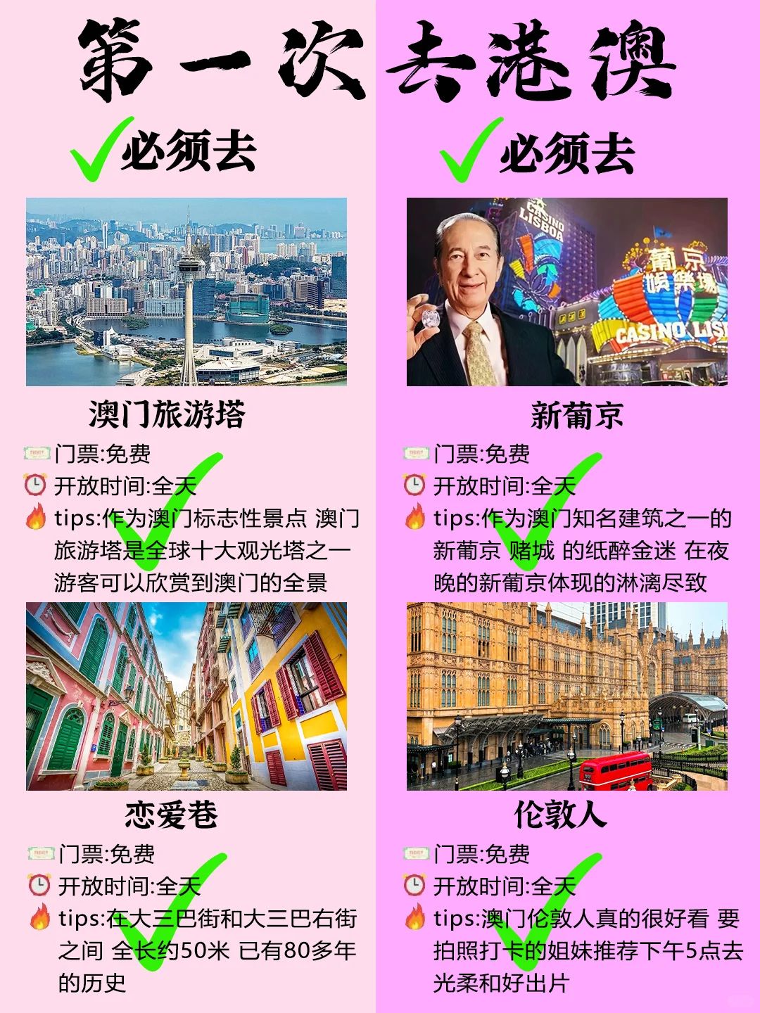 2～4月去港澳旅游的姐妹们👭要注意啦！