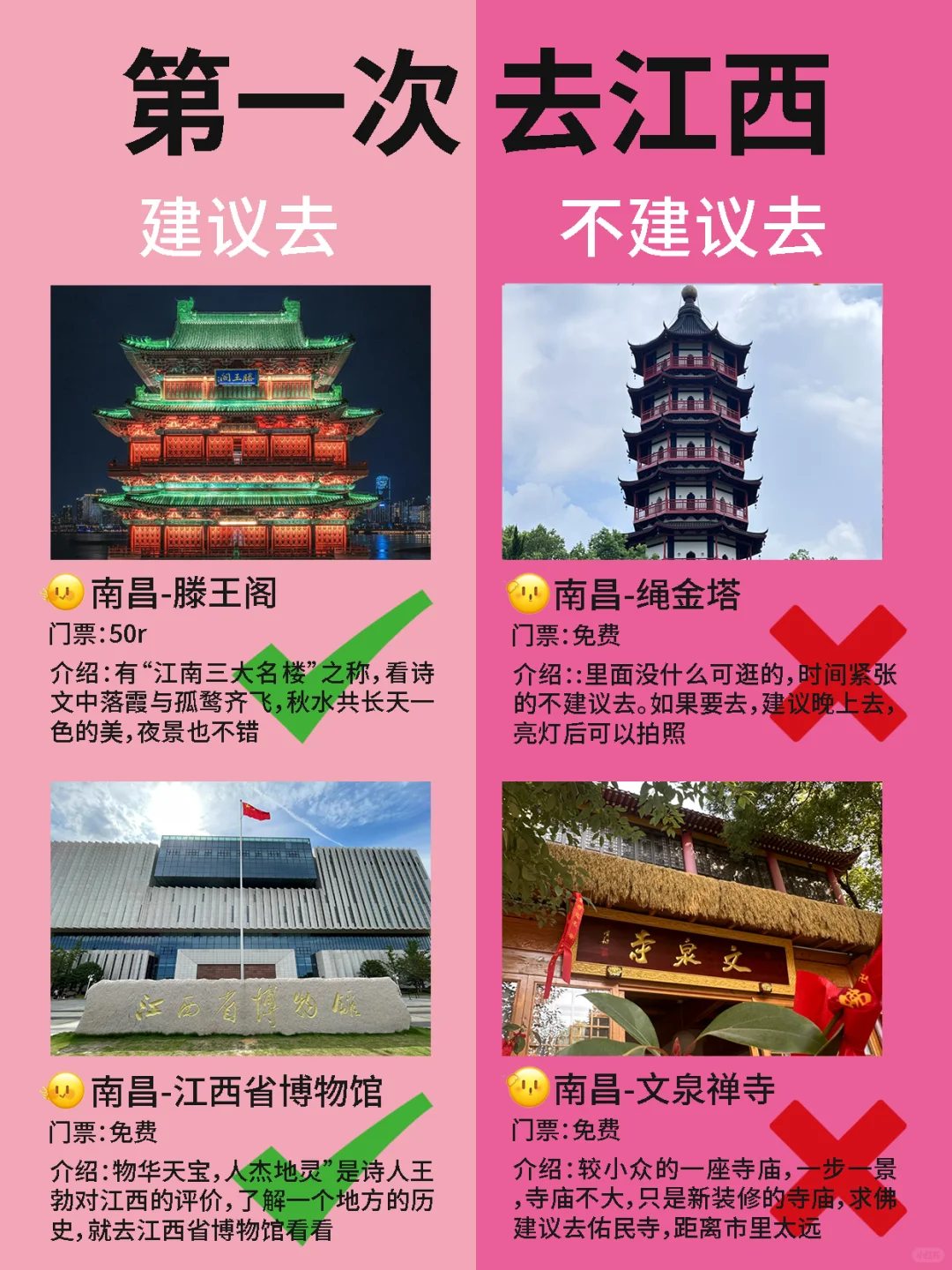 写给2-4月来江西旅游的👭超全避雷攻略