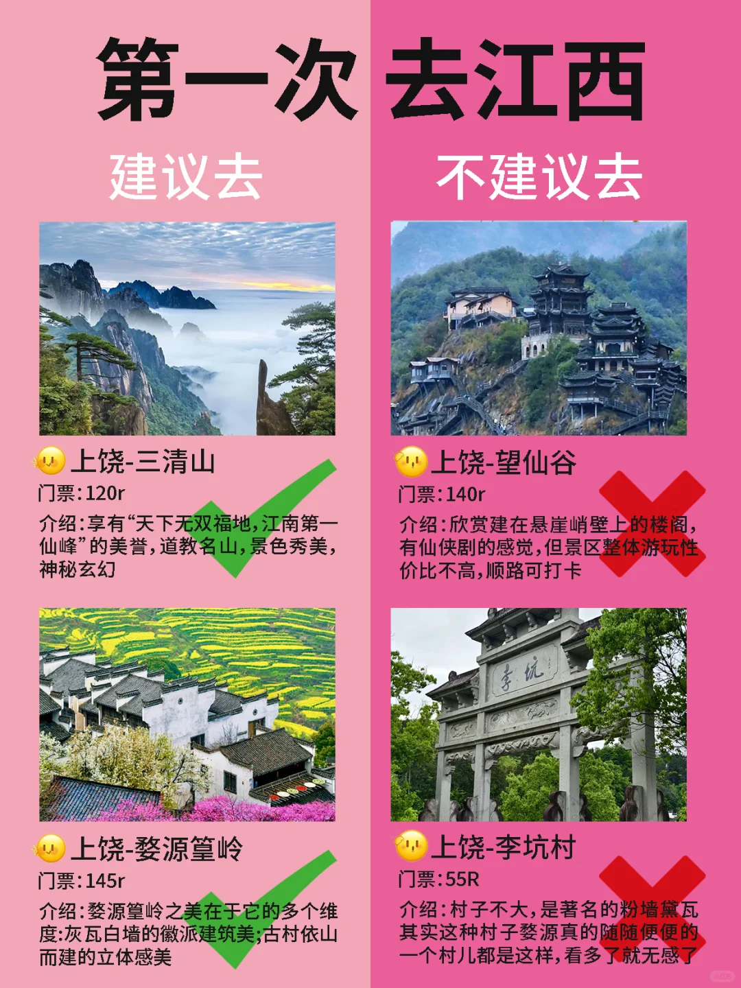 写给2-4月来江西旅游的👭超全避雷攻略
