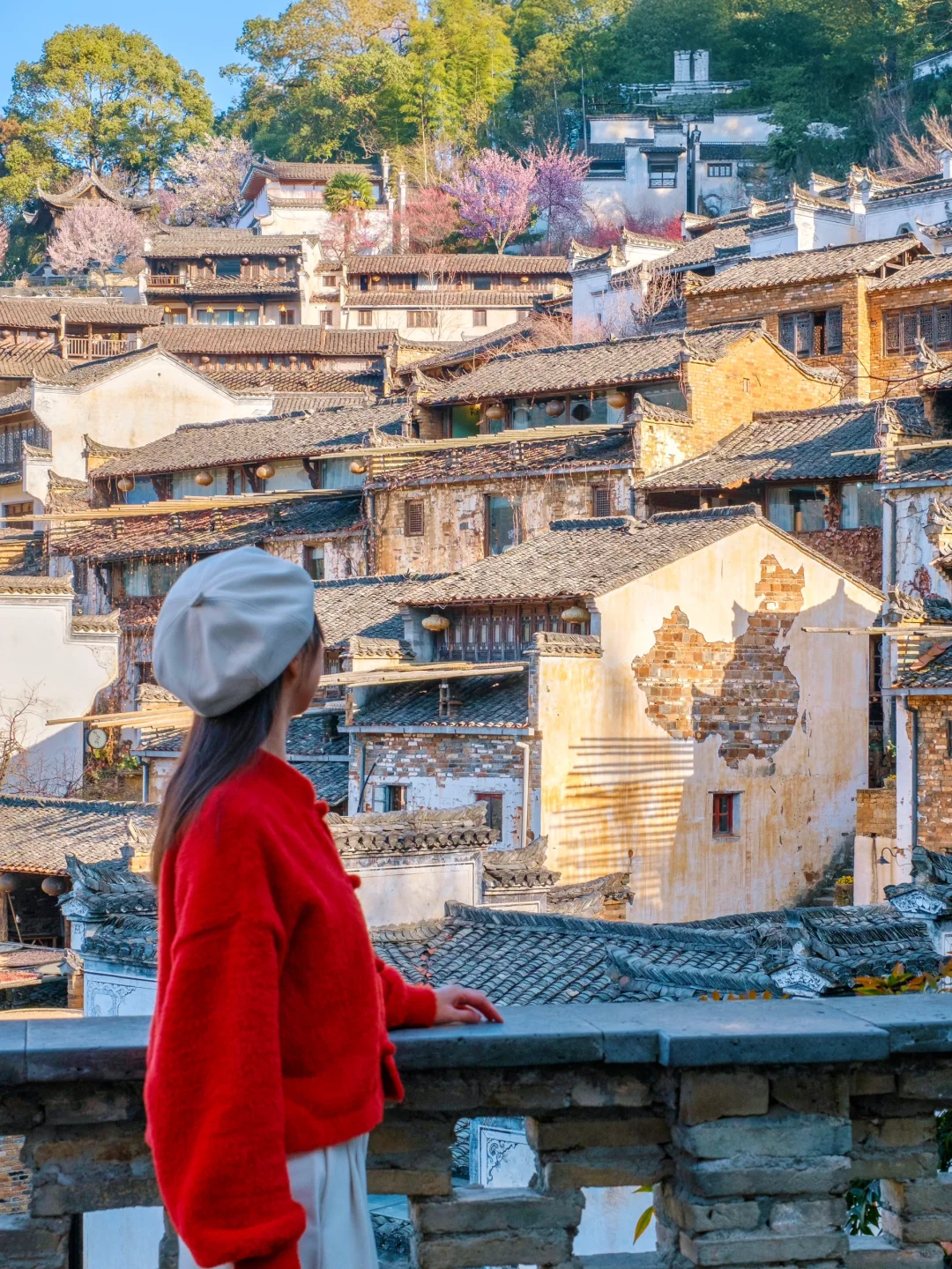 被国家地理评为最美古村👍🏻春天好绝‼️