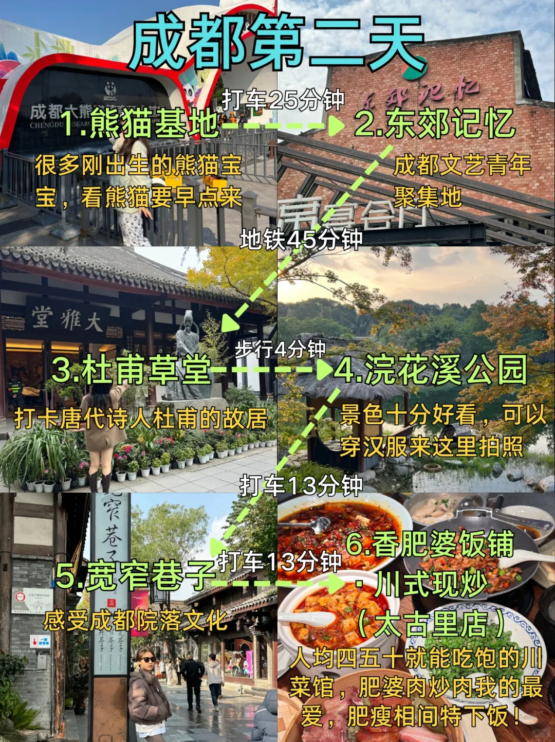 成都三天两夜旅游攻略来啦，赶紧码住‼️
