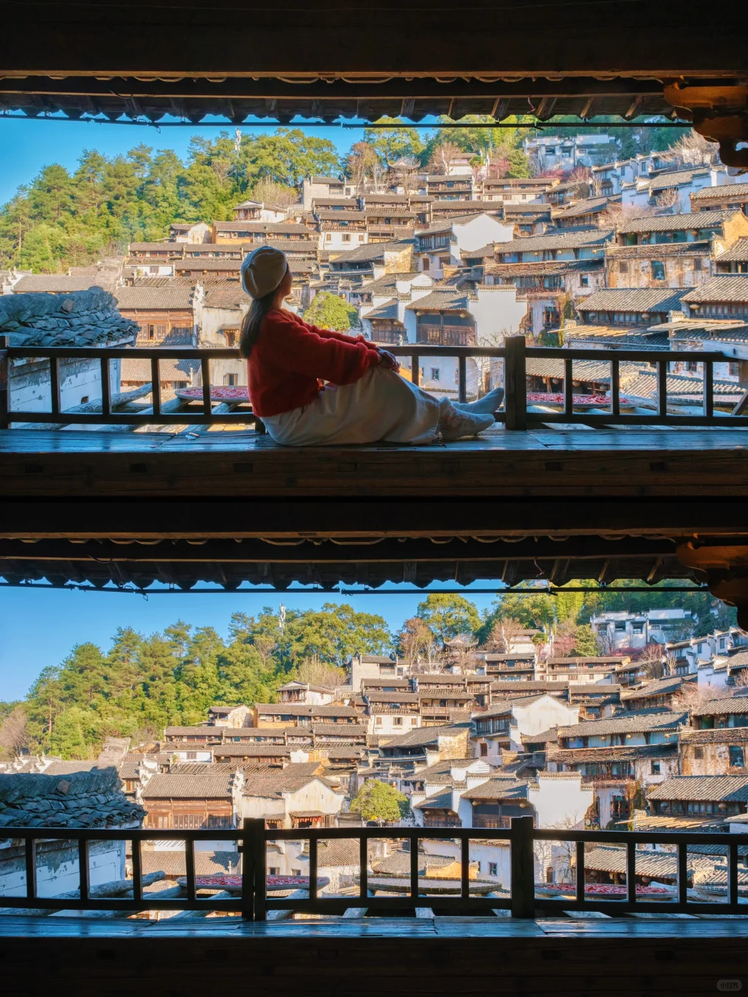 被国家地理评为最美古村👍🏻春天好绝‼️