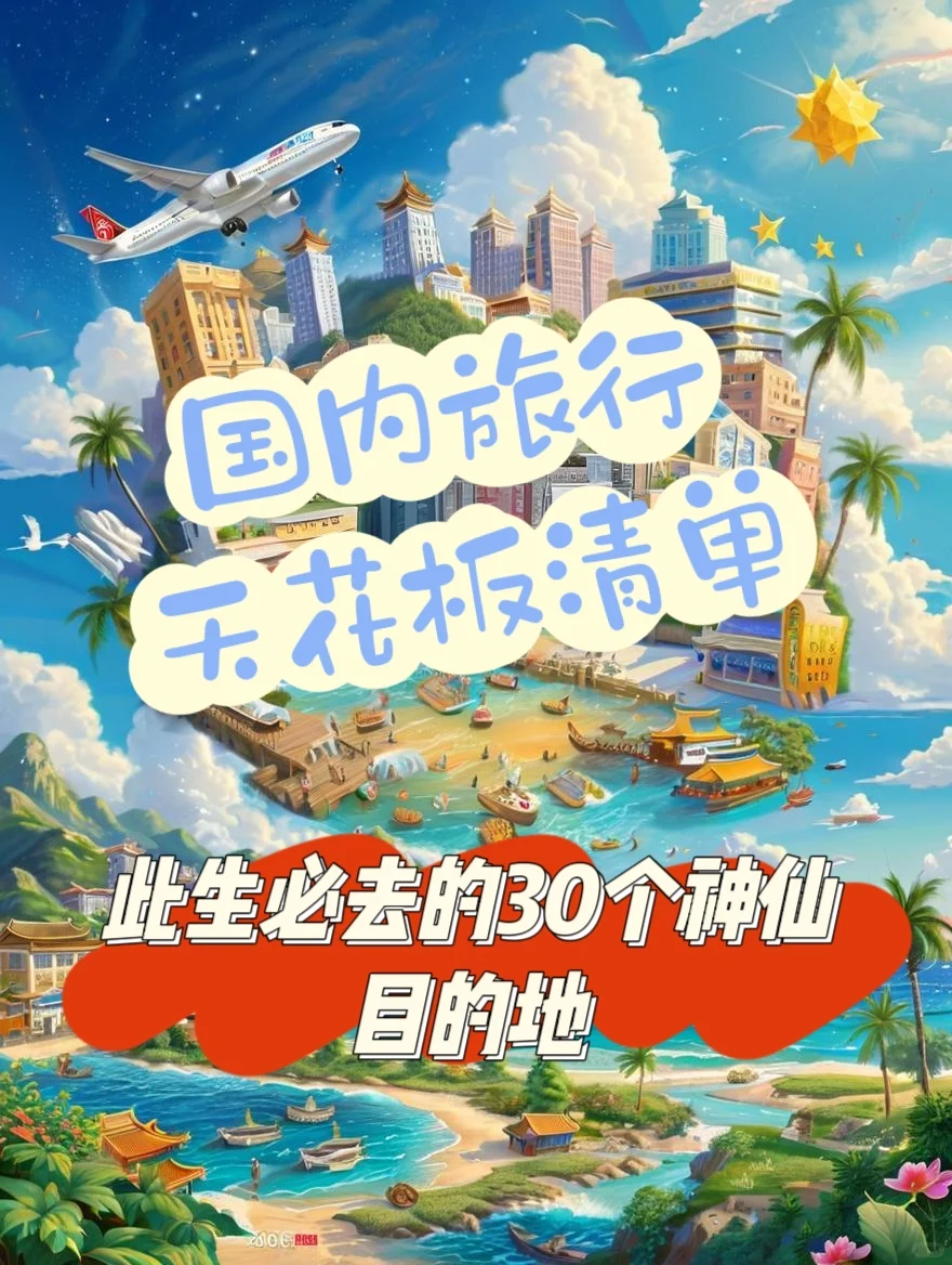 🌟【国内旅行天花板清单】此生必去❗️