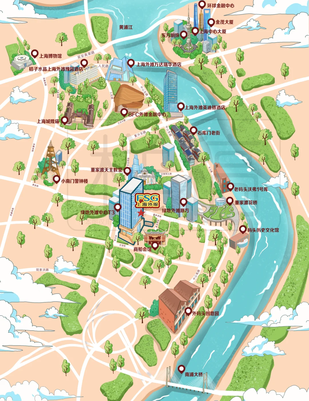 地图设计丨景区旅游地图