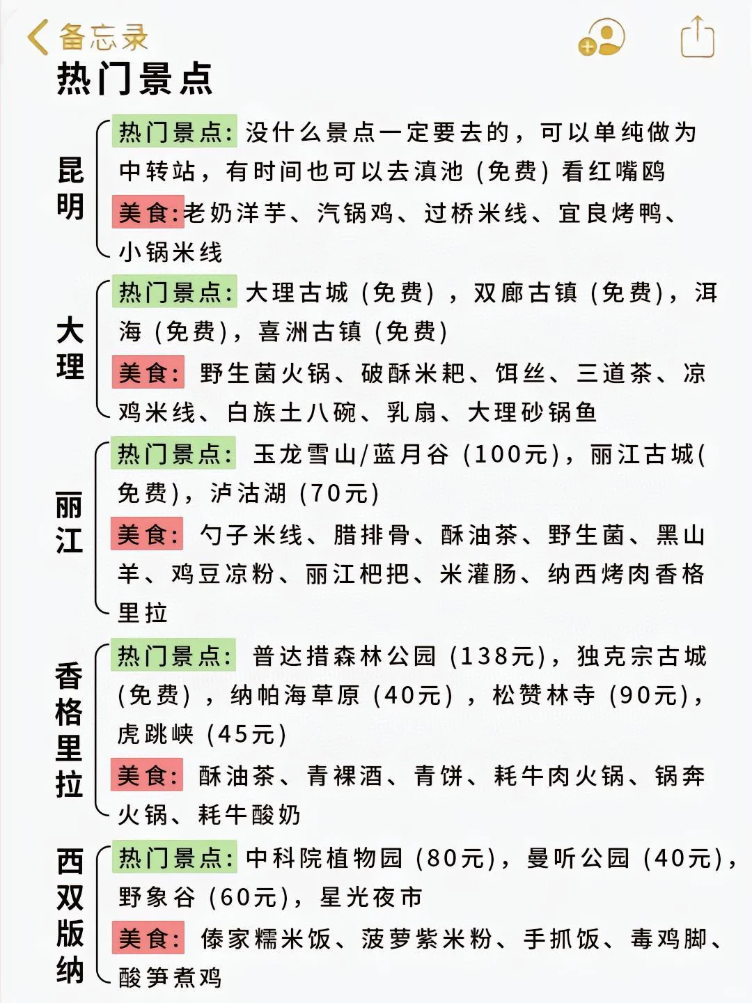 云南旅游攻略| 2-3月来云南的姐妹