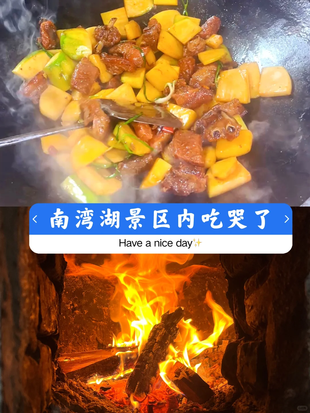 在南湾湖景区内吃到我DNA动了！