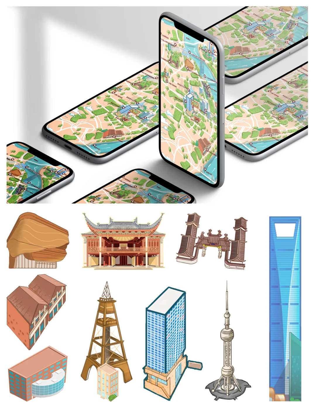 地图设计丨景区旅游地图