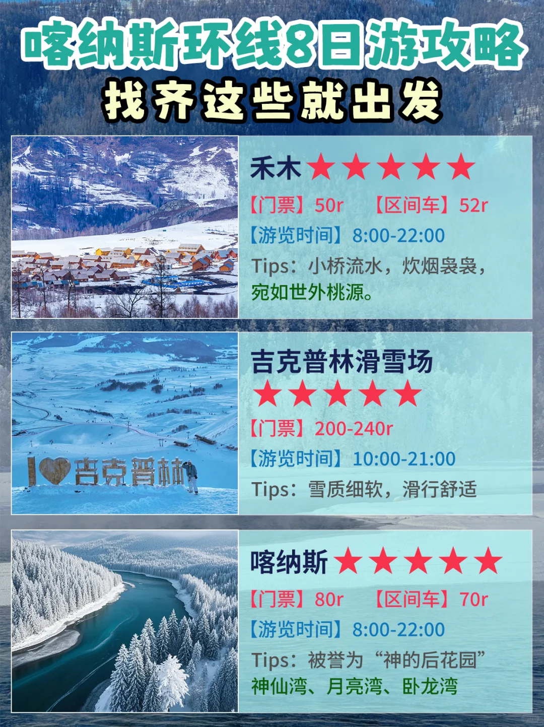 新疆旅行这样玩✌️2-3月8日旅游详细攻略