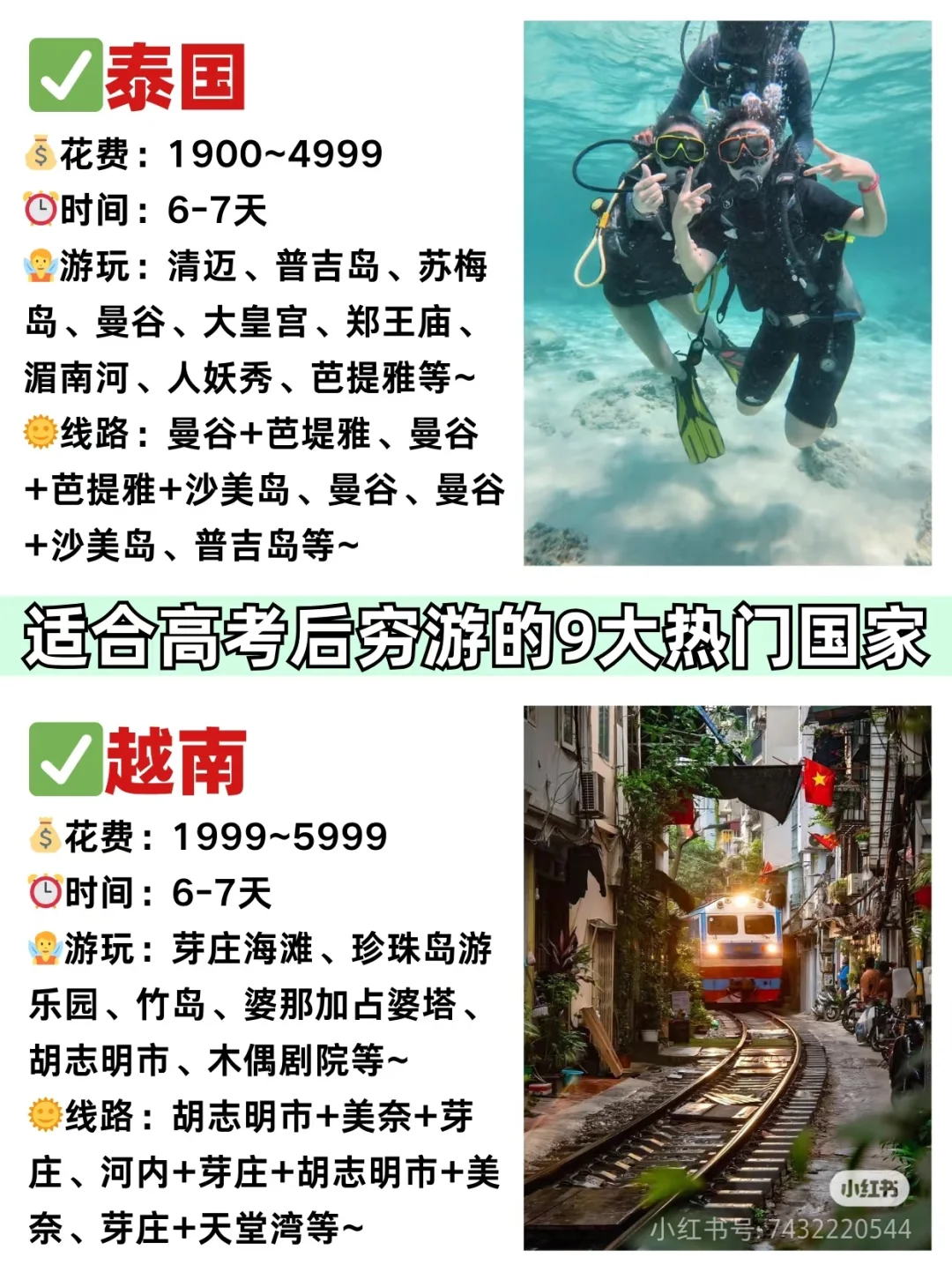 适合年后穷游的9️⃣个好玩不贵国家