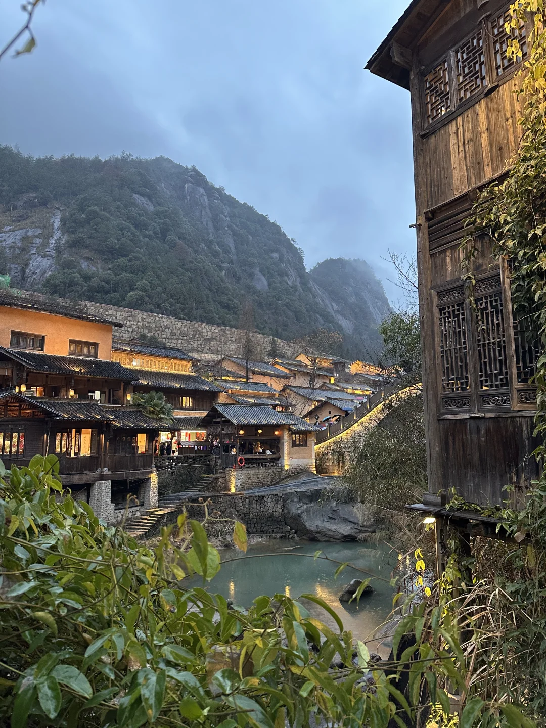 大年初四望仙谷实况