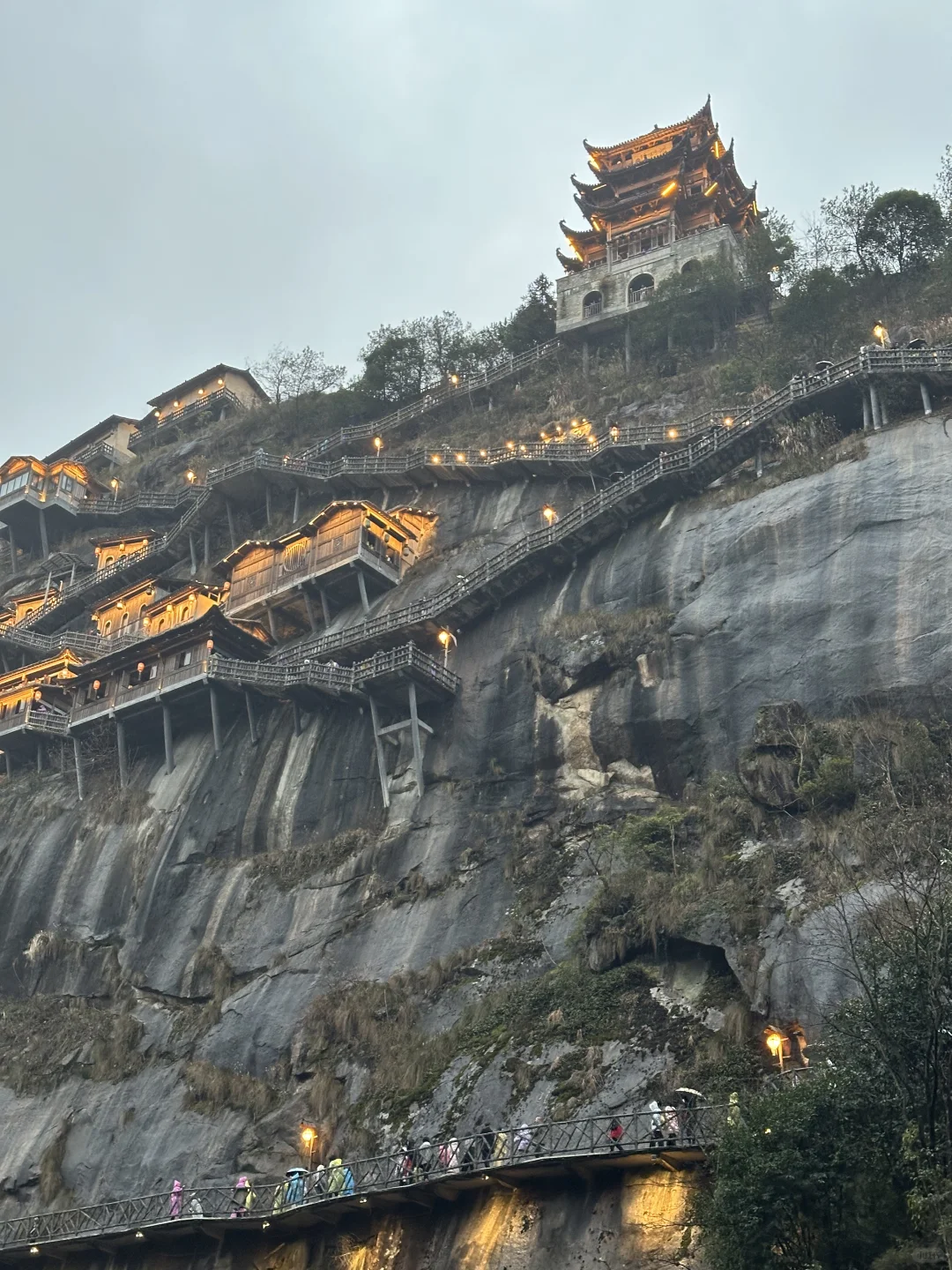 大年初四望仙谷实况