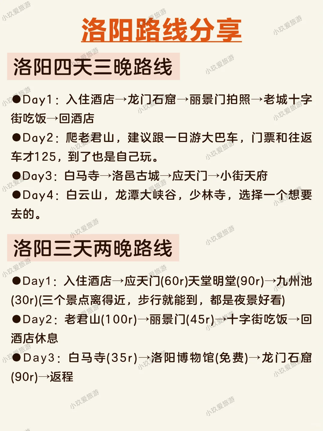 听劝👂2-3月来洛阳的姐妹请🐴住❗