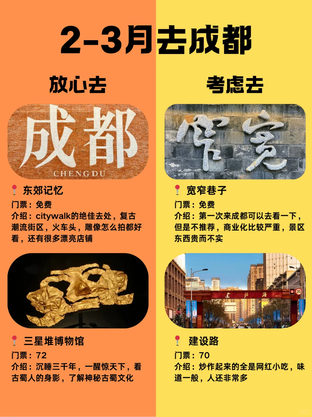 2-3月来成都不看这篇‼小心被宰..