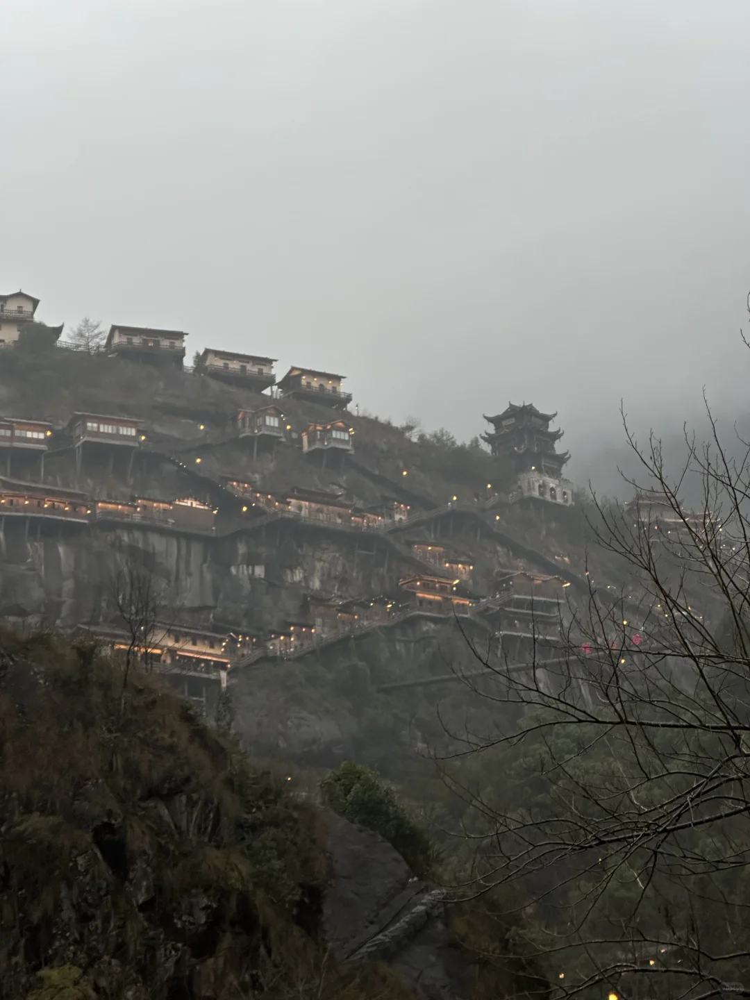 大年初四望仙谷实况