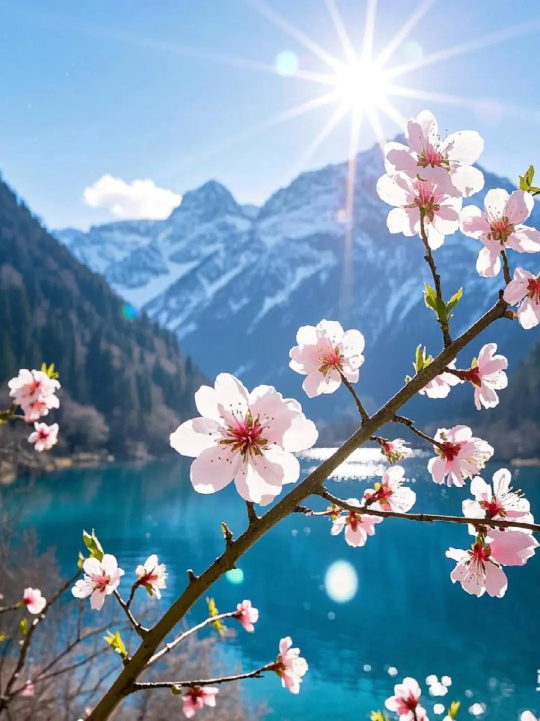 谁懂呀😭3月的九寨沟就是人间仙境✨吧！