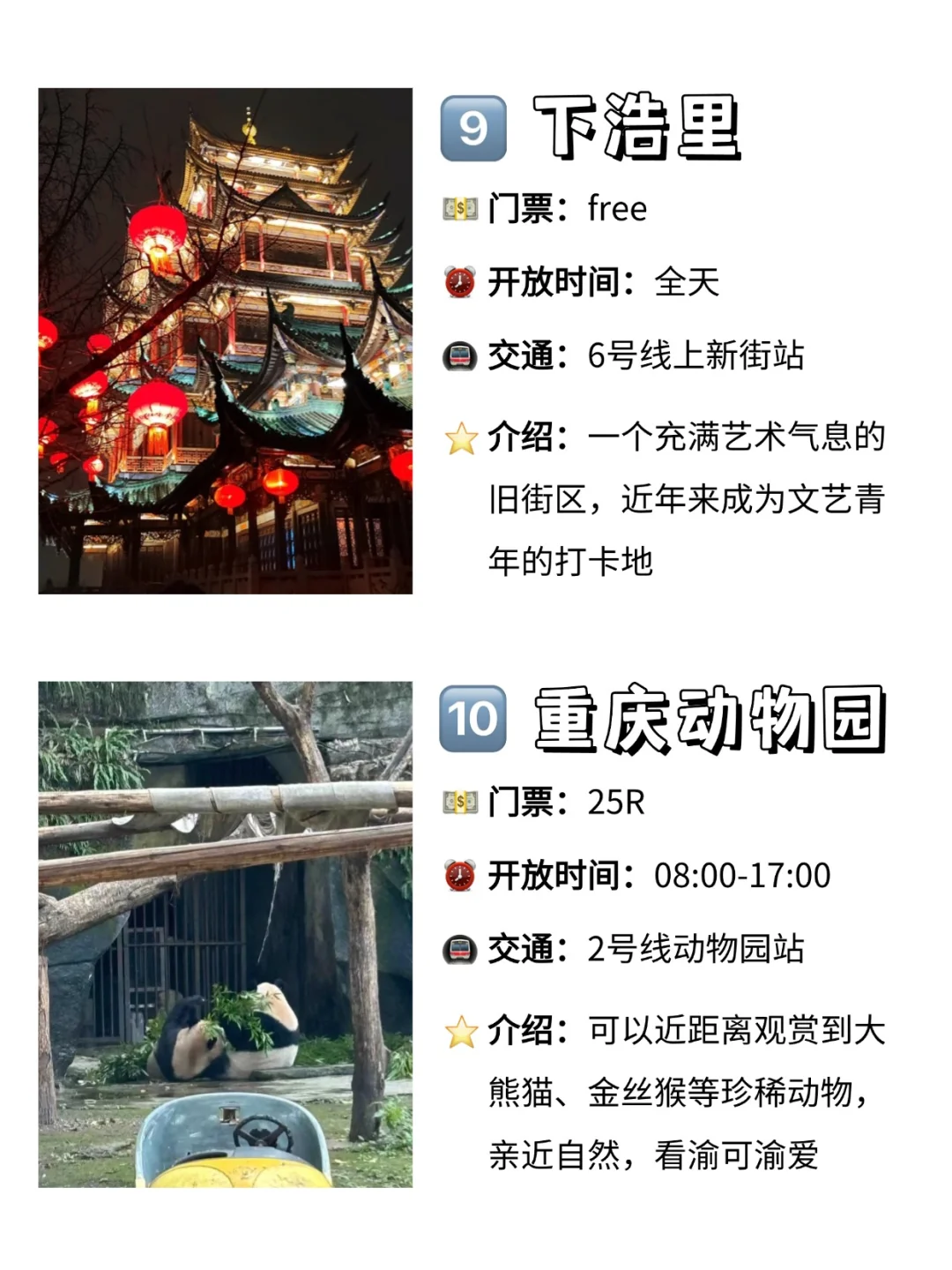 重庆必去🔟大景点🔥旅游前必看！！！