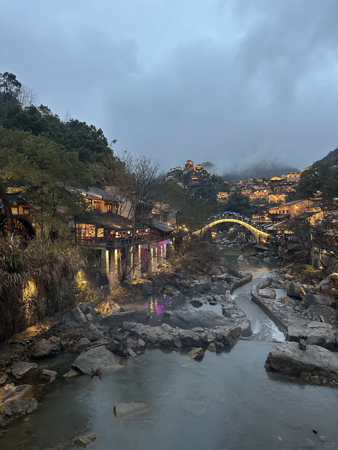 大年初四望仙谷实况