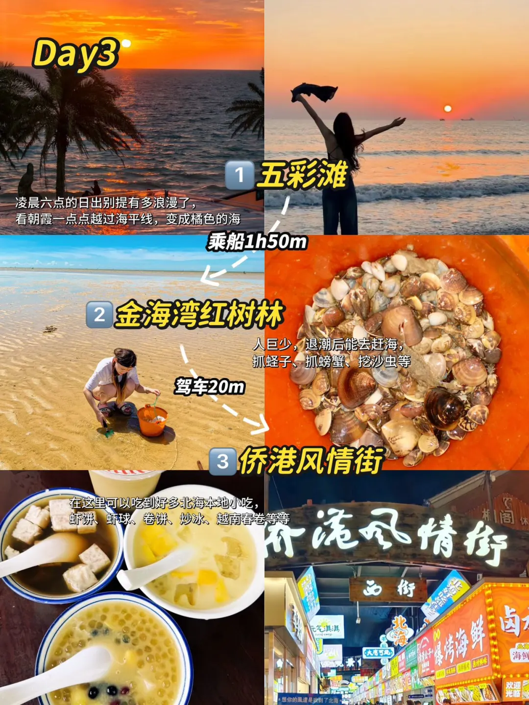 整理了！北海4天3晚最全旅游攻略⭐️