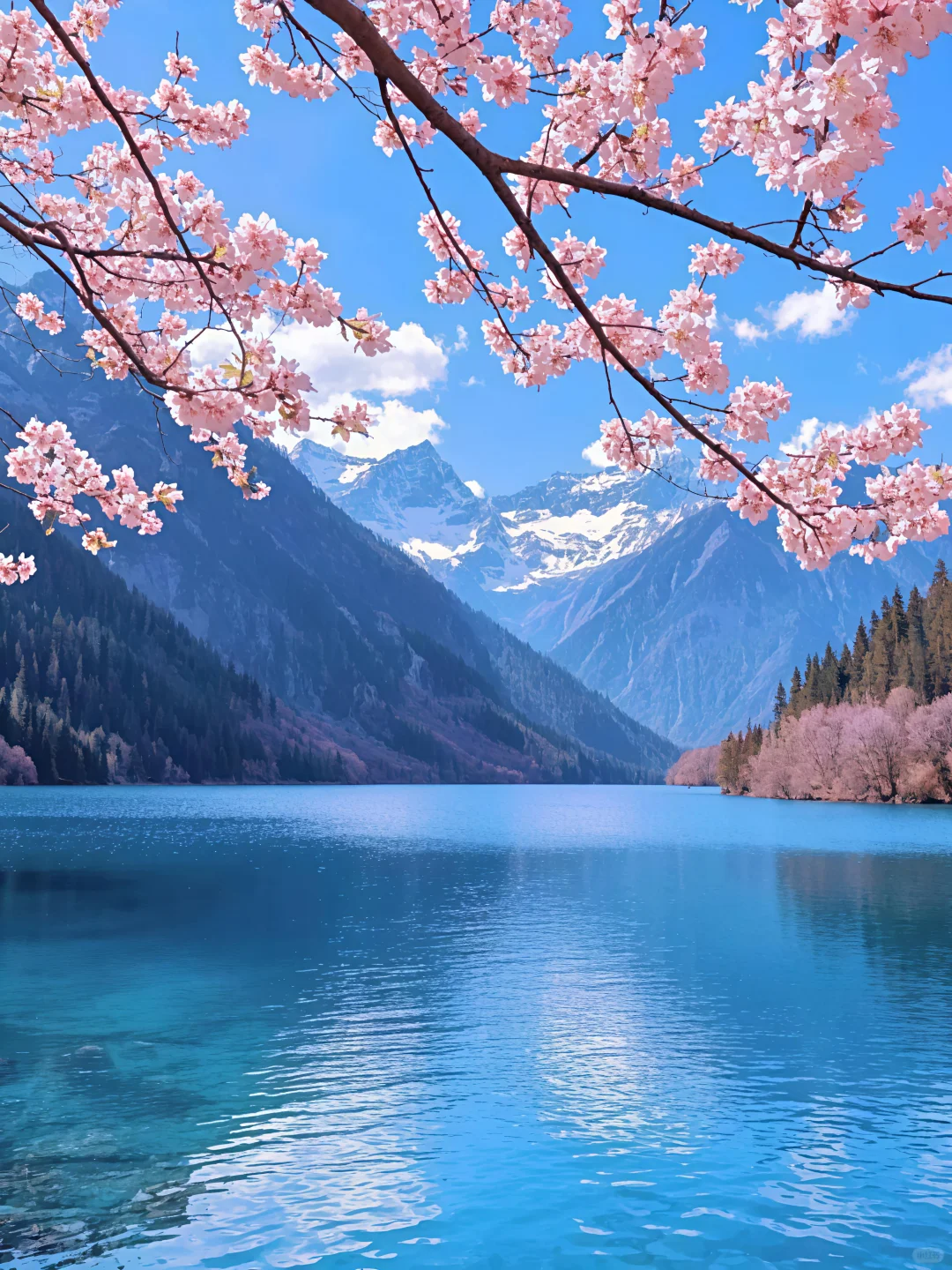 谁懂呀😭3月的九寨沟就是人间仙境✨吧！