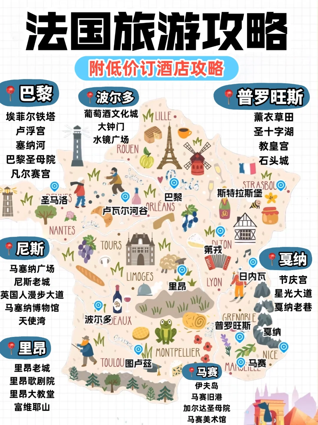 法国怎么玩？㊙熬夜整理法国保姆级旅游攻略