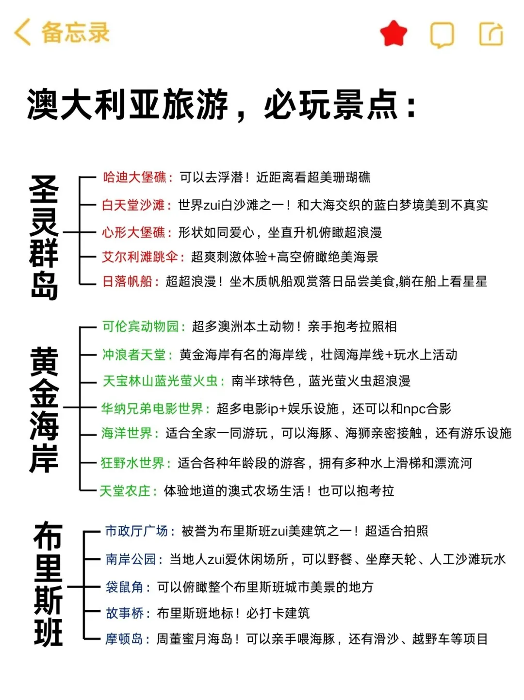 2025澳大利亚全年旅游计划➕最佳旅行地攻略