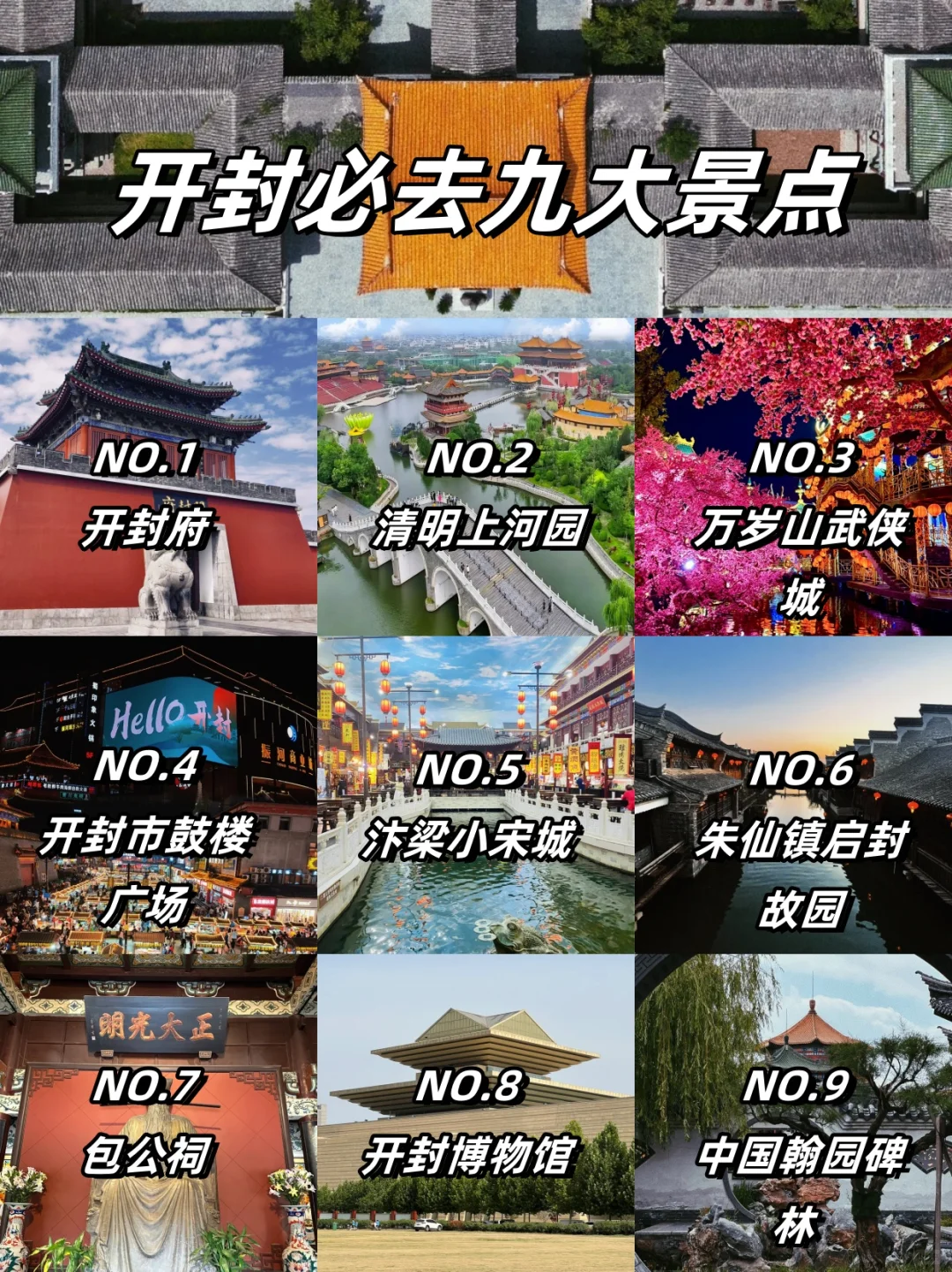 开封必去🔥9大景点‼️开封旅行攻略