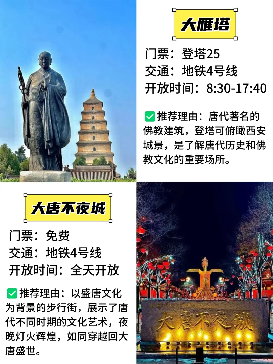 西安必去九大景点‼️还好旅行前刷到了😭