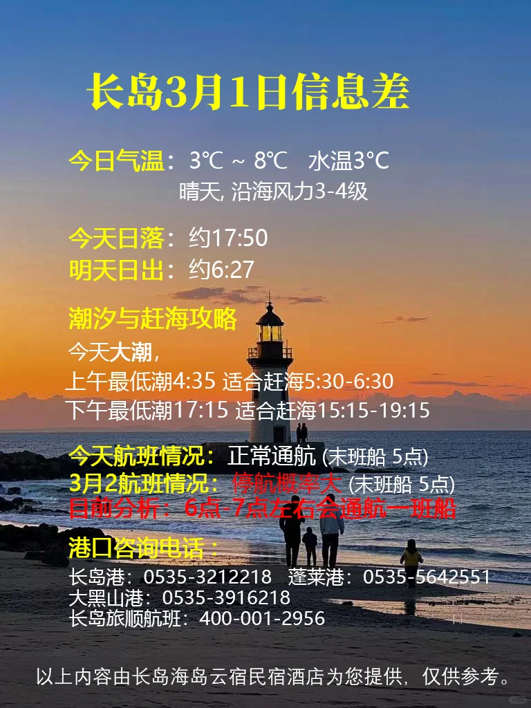 长岛旅游攻略/长岛攻略/长岛民宿酒店