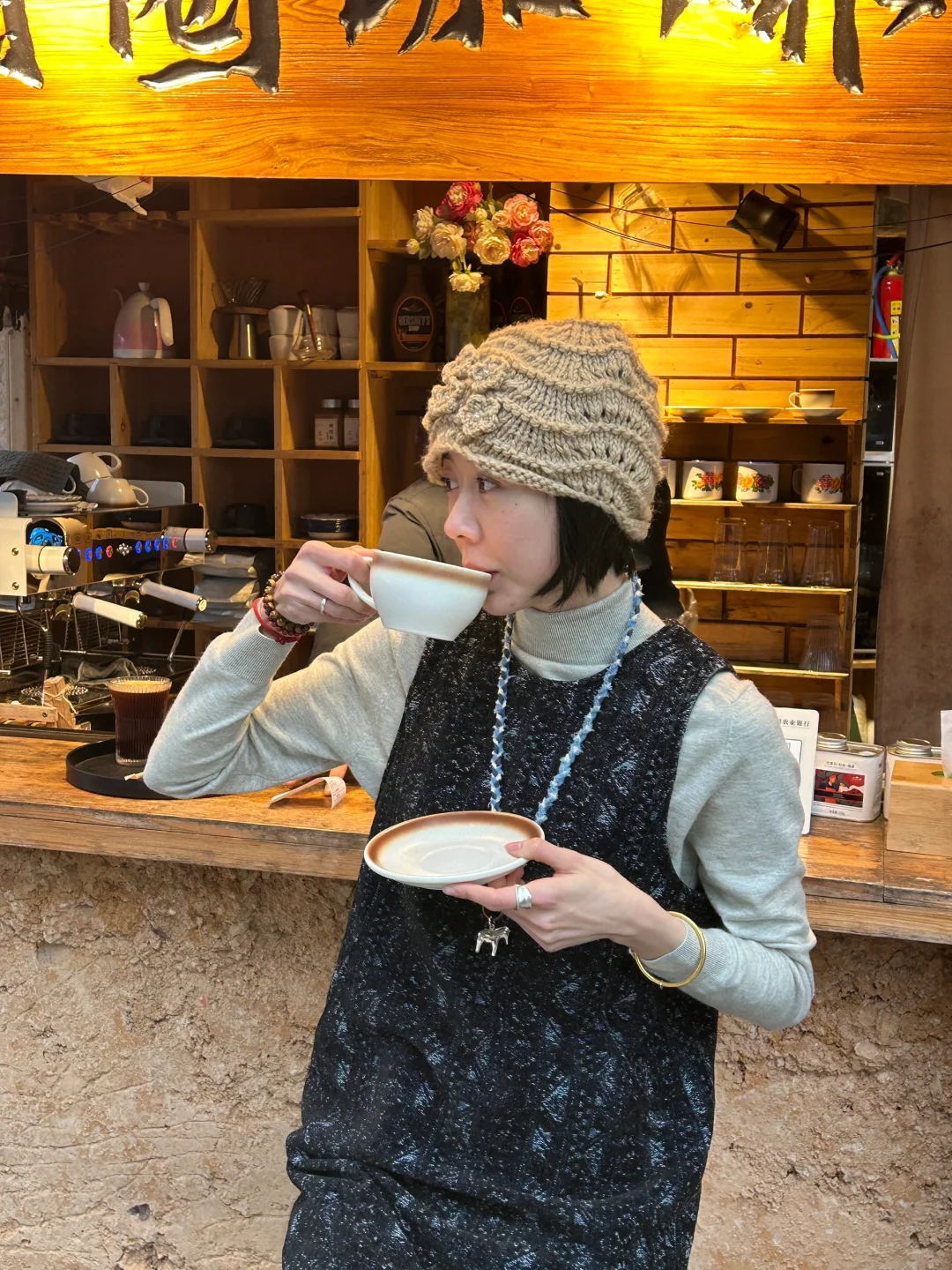 千户苗寨最佳观景点——📍猪圈咖啡屋☕️