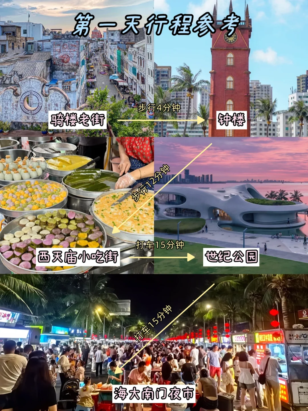 谁懂啊。。被自己做的海口攻略满意得睡不着