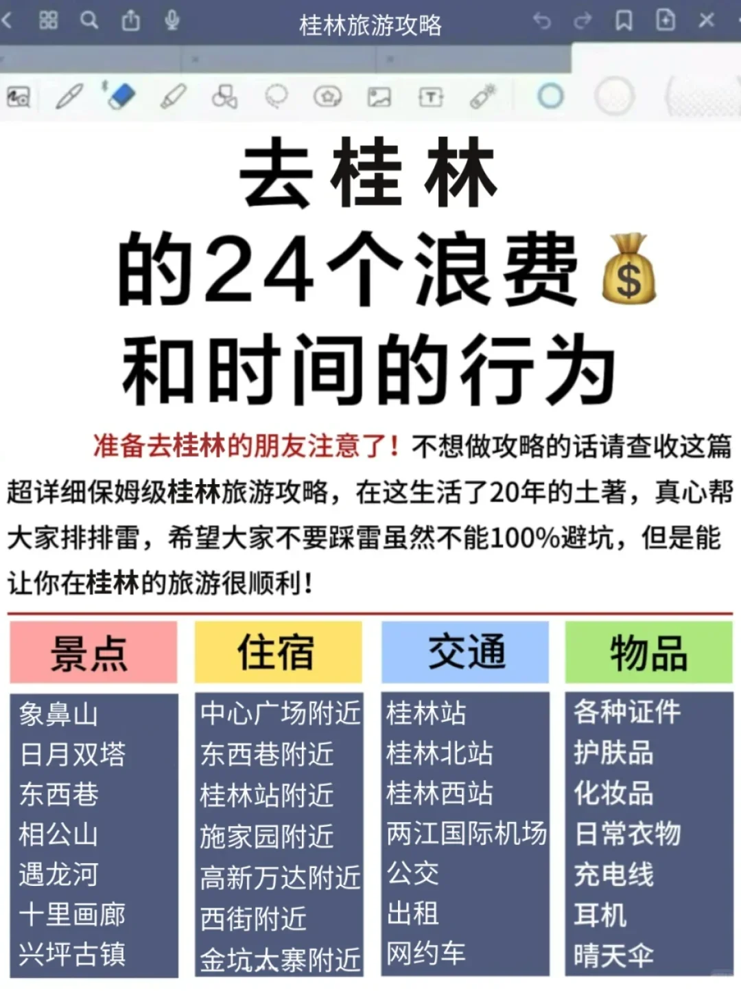 去桂林旅游不想上当踩雷，这篇攻略一定要看