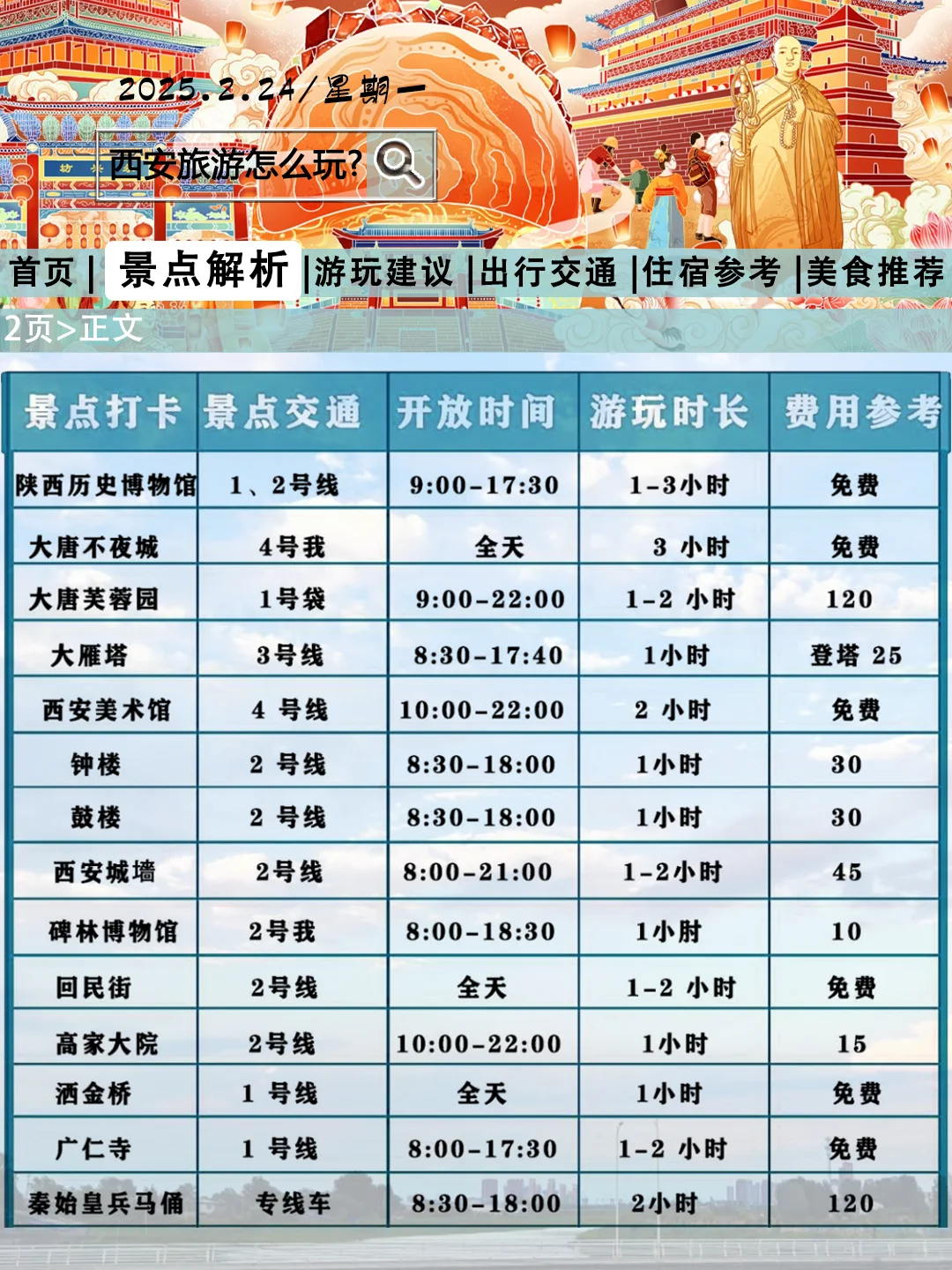 西安旅游最新通知！出发前一定要看😭