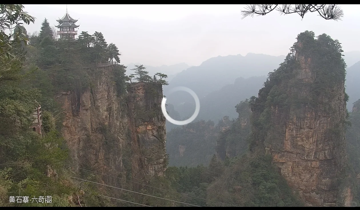 张家界景区实况2025年3月1日