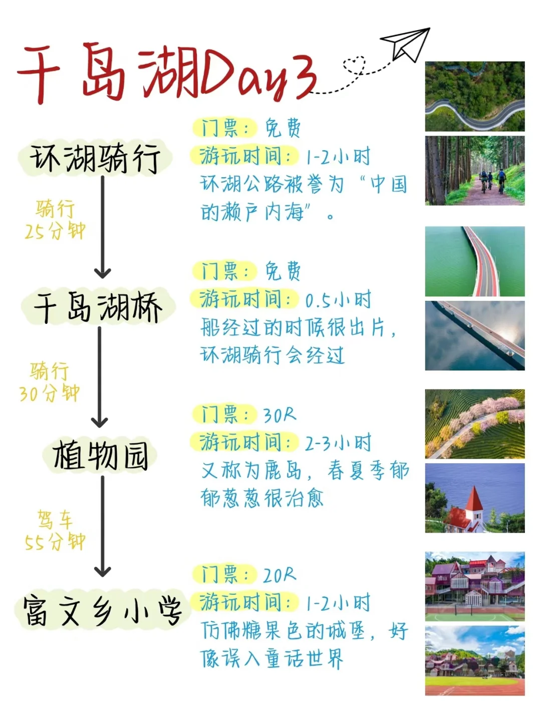 千岛湖三天两晚旅游攻略