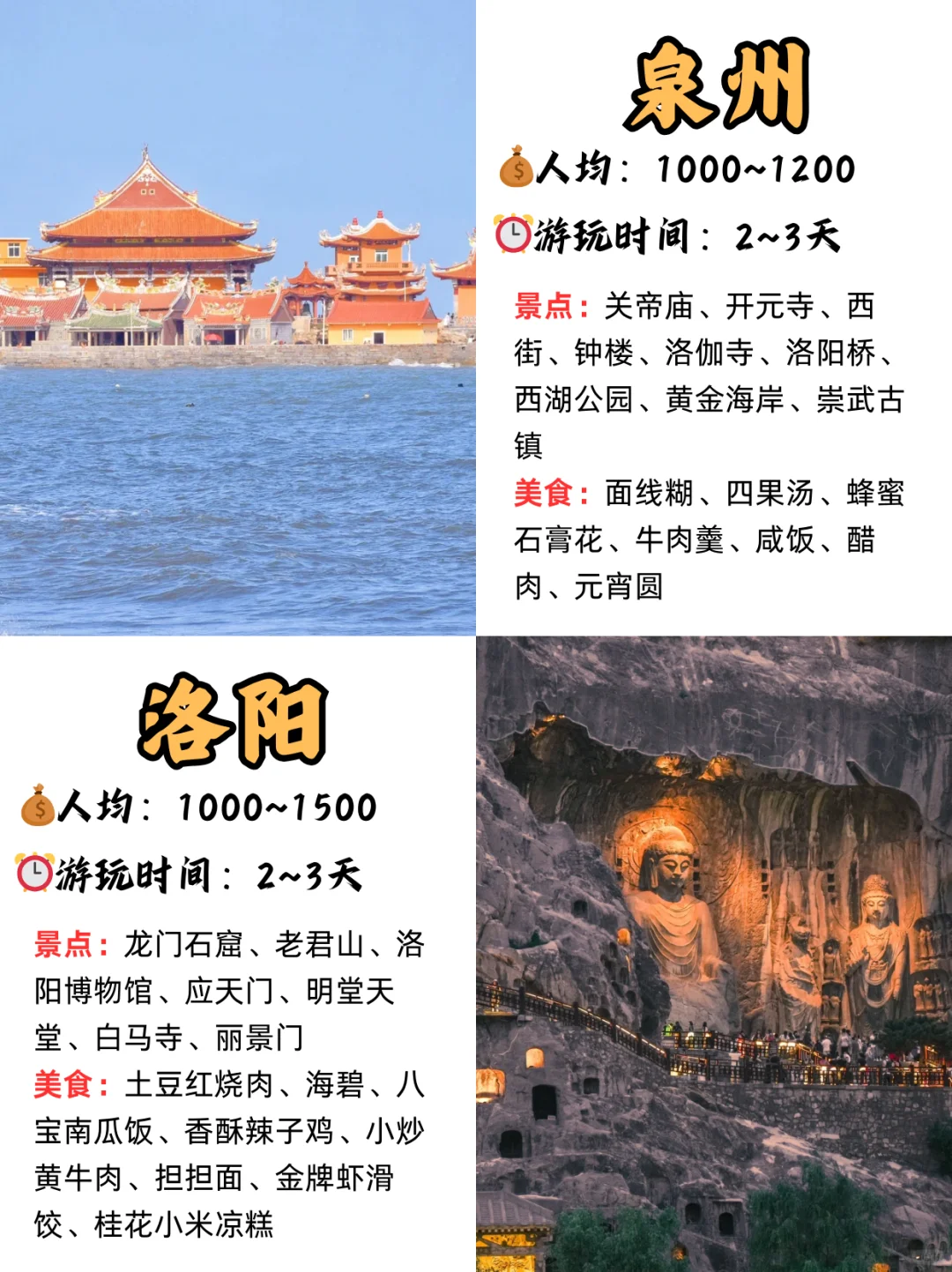 闺蜜&情侣出游🔥适合穷游的16大城市❗️