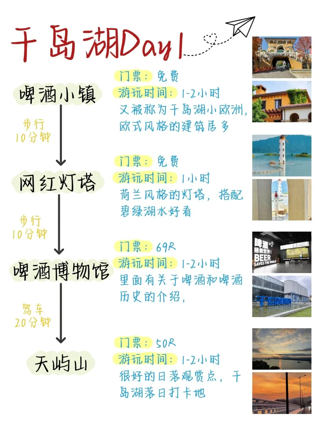 千岛湖三天两晚旅游攻略