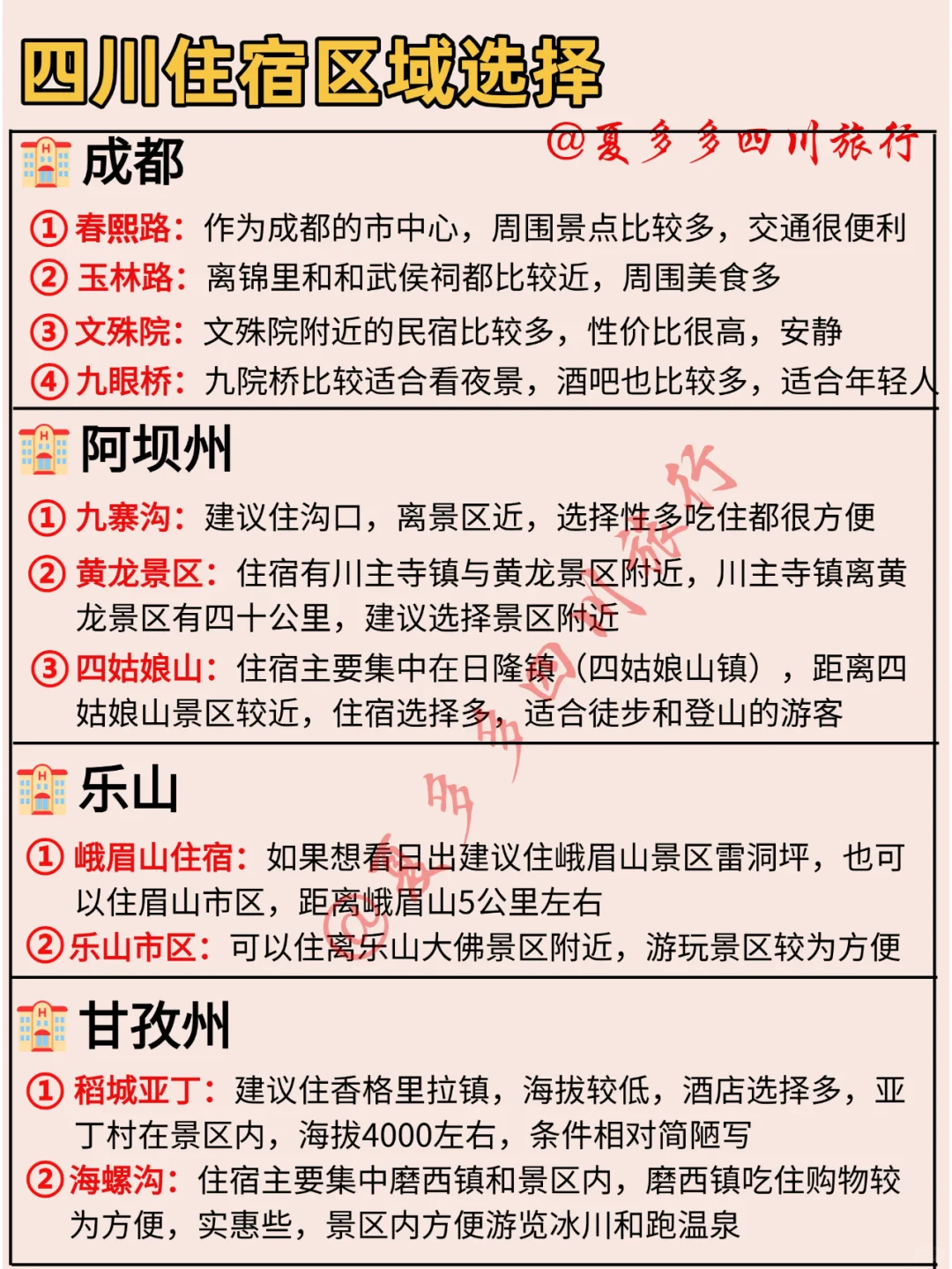 四川旅游攻略‼️6天5晚人均1000+